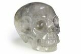 Realistic Gray Quartz Crystal Skull #382253-2